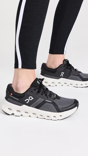 On Women's Cloudrunner 2 Sneakers, Eclipse | Black, 10 Medium US