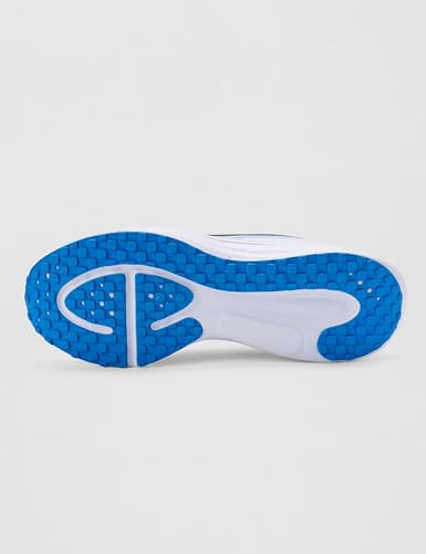 Nike Men's Revolution 8 Road Running Shoes, White/Off Noir-Hydrogen Blue, 11