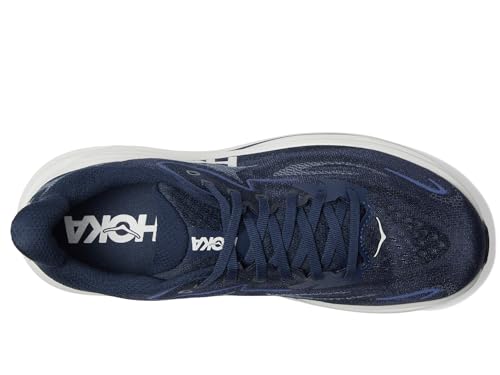 HOKA Mens Clifton 10 Navy/White Size 9 US