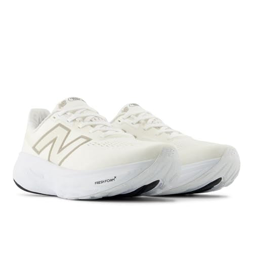 New Balance Women's Fresh Foam X 1080 V14 Running Shoe, White/Light Gold Metallic/Sea Salt, 9 W