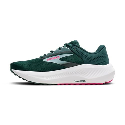 Brooks Women’s Anthem 8 Neutral Running Shoe - Atlantic Deep/Skyway/Pink - 8.5 Medium