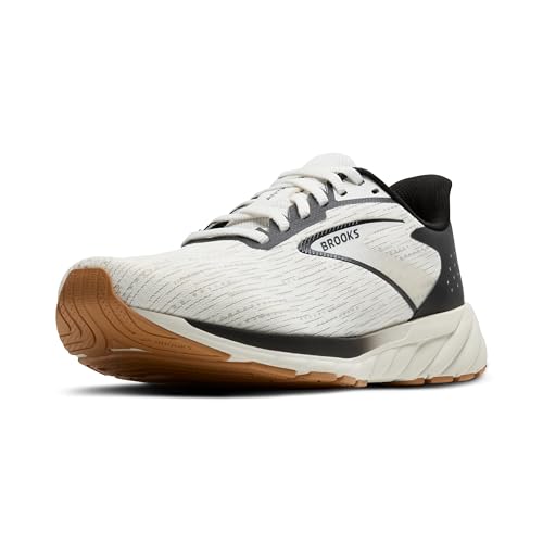 Brooks Women’s Anthem 7 Neutral Running Shoe - White/Black/Tan - 6.5 Medium