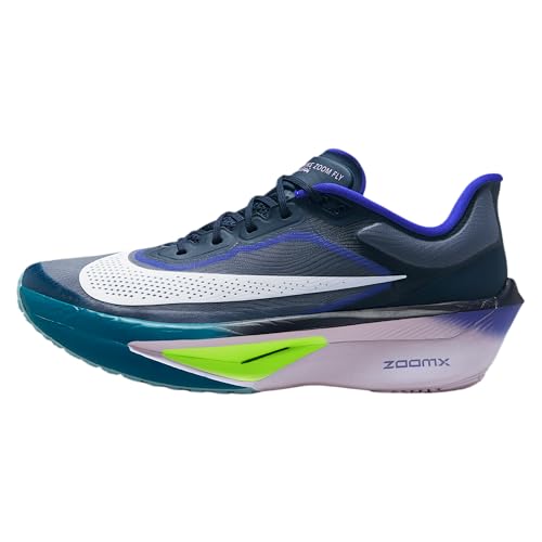 Nike Zoom Fly 6 Men's Road Racing Shoes (Obsidian/Persian Violet/Volt/White) Size 11.5