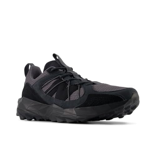 New Balance Men's DynaSoft TEKTREL V1 Suede Trail Running Shoe, Black/Phantom/Magnet, 9.5 W
