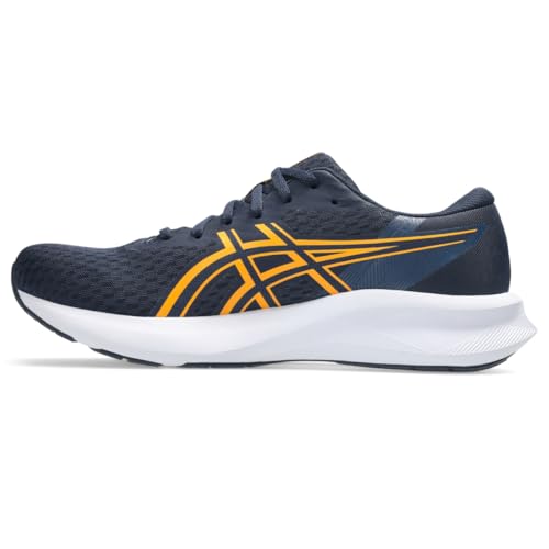 ASICS Men's Patriot 14 Running Shoes, 7, Midnight/YAMABUKI