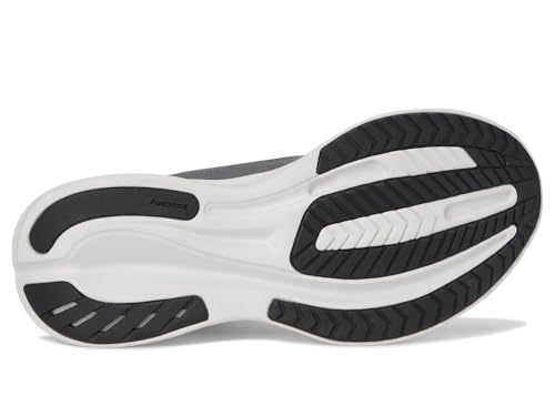 Saucony Women's Cohesion 18 Sneaker, Carbon/Salmo, 9 Wide
