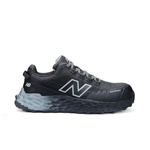 New Balance Fresh Foam Cremorne Composite Toe Safety Shoes for Men - Non Slip, Electrical Hazard - Black/Grey, Low  - product image