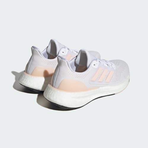 Adidas Womens Pureboost 23 White/Wonder Quartz/Core Black 7