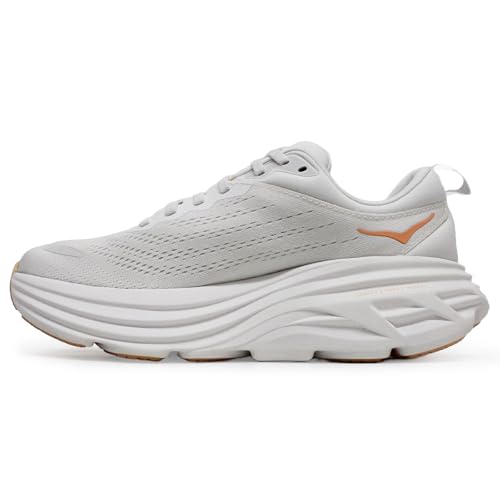 Hoka Women's Bondi 8 White/Cantaloupe 9.5 Medium - alternate view 2