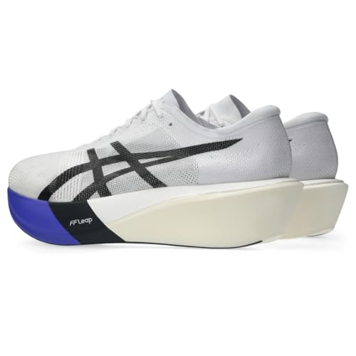 ASICS Unisex METASPEED Edge Tokyo Running Shoes, 11.5M / 13W, White/Cobalt Burst