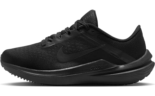Nike Winflo 10 Road Running Shoe – Women's Running Shoes, Black Black Anthracite, 7.5 US