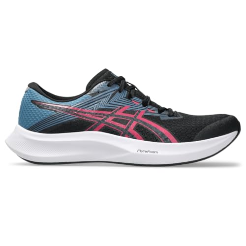 ASICS Women's Hyper Speed 5 Running Shoes, 10, Black/Bright Rose