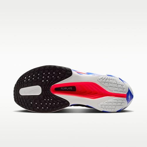 Nike Zoom Fly 6 Men's Road Racing Shoes (White/Salt Red/Racer Blue/Black) Size 8.5