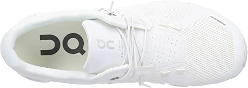 On Men's Cloud 5 Sneakers, All White, 11.5
