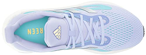 adidas Womens Solar Glide 4 Violet Tone/Silver Metallic/Orange Tint 10