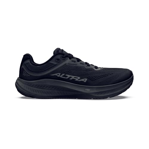 Altra women's Torin 9 road running shoe in Black and Castlerock
