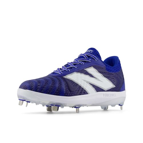 Men's New Balance FuelCell 4040 v7 Metal Baseball Shoe in Team Royal/Optic White product image