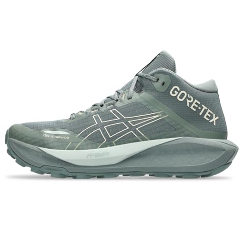 ASICS Men's Gel-Trabuco MT GTX Trail Running Shoes, 11, Monument Blue/Vanilla