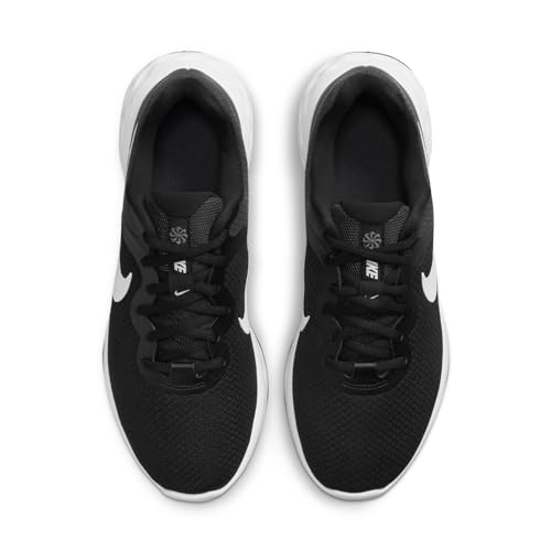 Nike W Nike Revolution 6 Nn, Women's Sneaker, Black White Dk Smoke Grey Cool Grey, 6
