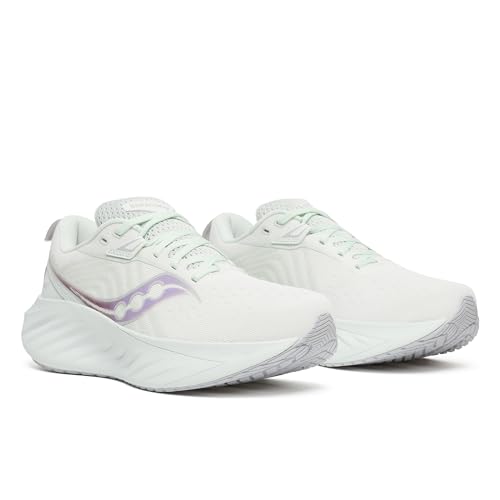 Saucony Women's Triumph 22 Sneaker, White/Foam, 11