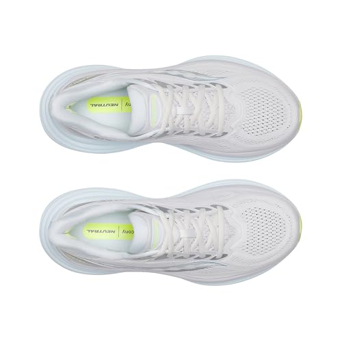 Saucony Women's Triumph 24 Sneaker, Fog/Ice Melt, 8