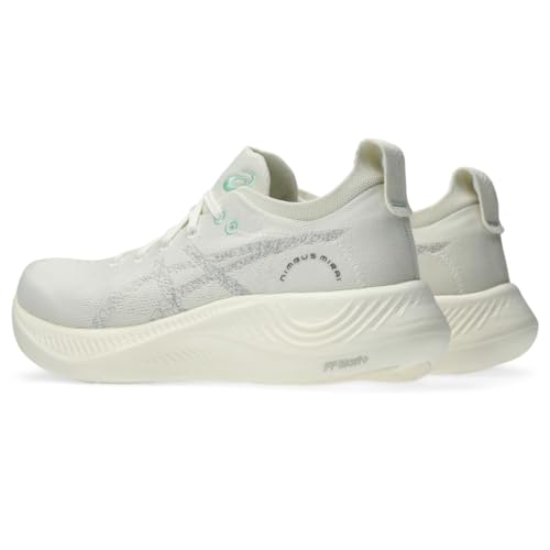 ASICS Unisex Nimbus Mirai Running Shoe, 10M / 11.5W, White/White