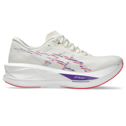 ASICS Men's SONICBLAST Running Shoes, 9.5, Cream/Blue Fade