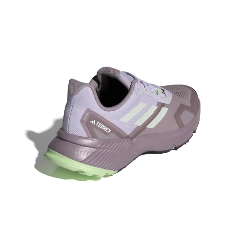 Adidas Women's Terrex Soulstride, Preloved Fig/Crystal Jade/Semi Green Spark, 8.5