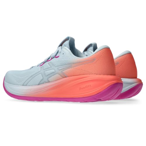 ASICS Women's Gel-Cumulus 28 Running Shoes, 7.5, Sky/Sun Coral