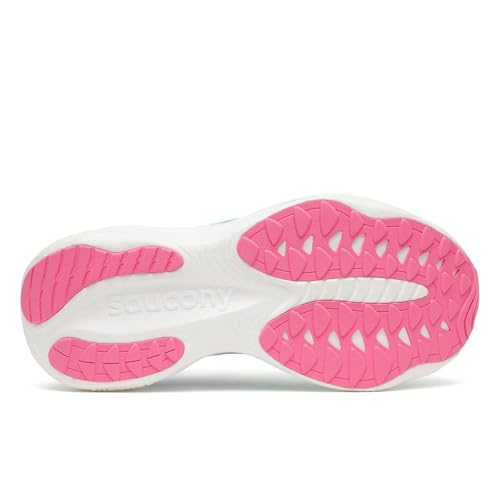 Saucony Women's Running Ride 19 Sneaker Air/Vizipink, 9
