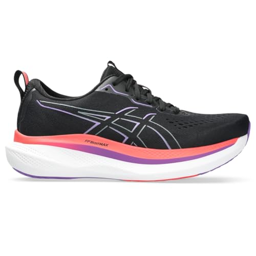 ASICS Men's GLIDERIDE MAX Running Shoe, 10.5, Black/Flash RED