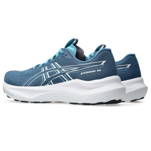 ASICS Women's GT-2000 14 Running Shoes, 7, Winter SEA/White