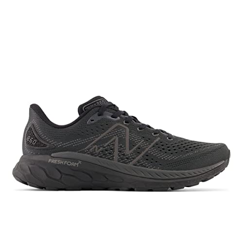 New Balance Men's Fresh Foam 860 V13 Running Shoe, Black/Phantom, 11.5 Medium