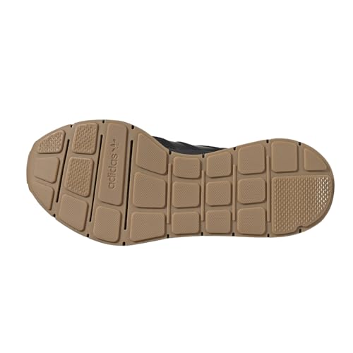 adidas Originals Men's Swift Run Shoe, Black/Black/Gum, 4