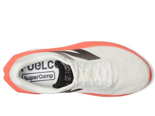 New Balance Men's FuelCell SuperComp Trainer V3 Running Shoe, Urgent Red/Sea Salt/Black, 14 M