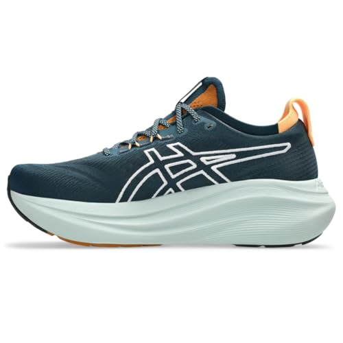 ASICS Men's Gel-Nimbus 27 TR Running Shoes, 12, Nature Bathing/Tranquil Teal