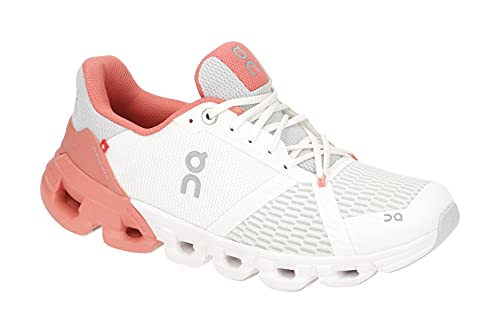 ON Running Womens Cloudflyer 2021 Road Shoes White/Coral, 10 US