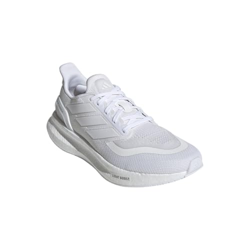 Adidas Men's Pureboost 5 Running, White/White/White, 8.5