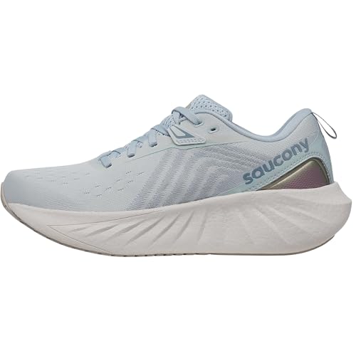 Saucony Women's Triumph 22 Sneaker, Vapor/Moon, 9
