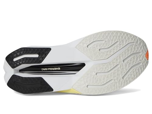 New Balance Women's FuelCell SuperComp Trainer V3 Running Shoe, Angora/Hot Mango/Black, 9 M