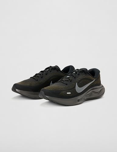 Nike Men's Journey Run Road Running Shoes, Black/Smoke Grey-Medium Ash, 10