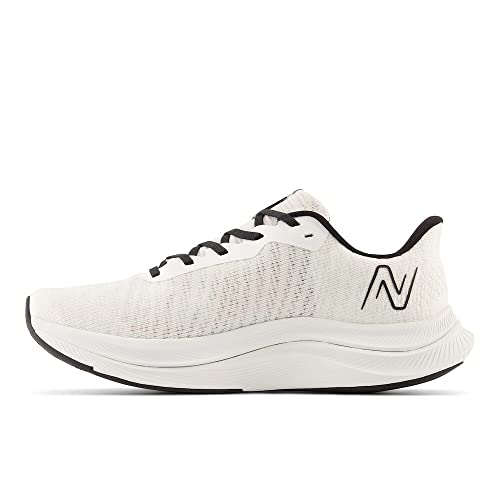 New Balance Men's FuelCell Propel V4 Running Shoe, White/Black, 13