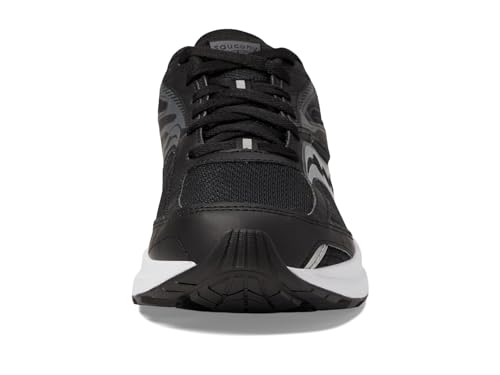 Saucony Men's Cohesion 17, Black/White, 10
