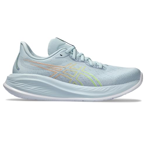 ASICS Men's Gel-Cumulus 26 Running Shoes, 7.5, Cool Grey/Safety Yellow