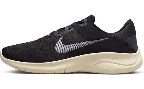 Nike Flex Experience RN 12, Men's Training, Black Indigo Haze Gridiron Coconut Milk, 9 UK