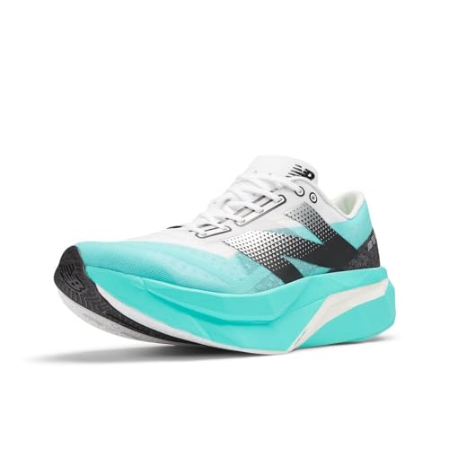 New Balance Men's FuelCell SuperComp Elite V4 Running Shoe, Cyber Jade/White/Black, 7 M