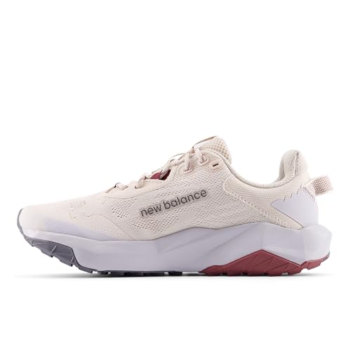 Women's New Balance DynaSoft Nitrel v6 Trail Shoes in Bisque/Pearl Grey/Washed Burgundy product image