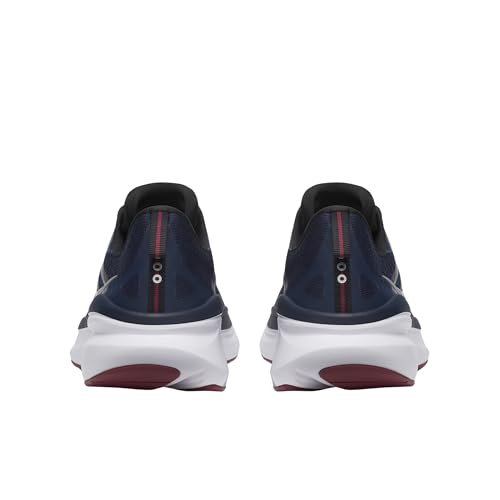 Saucony Men's Omni 22 Sneaker, Navy/Currant, 10