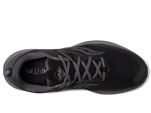 Saucony Men's Ride 15 Tr Trail Running Shoe, Black/Charcoal, 9.5