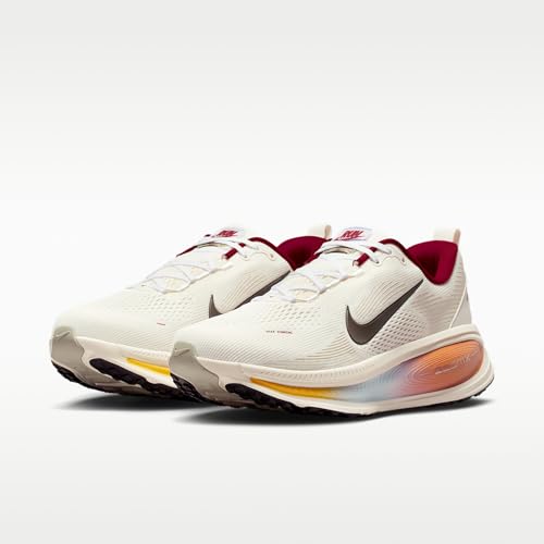 Nike Vomero 18 Men's Road Running Shoes (White/Phantom/Team Crimson/Dark Hazel) Size 10.5